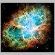 Crab Nebula, a six-light-year-wide expanding remnant of a star's supernova explosion.jpg